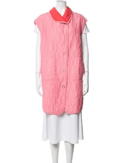 Pre-owned Forte Forte Vest In Pink
