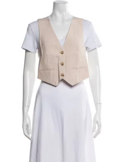 Pre-owned Forte Forte Vest W/ Tags In Neutral