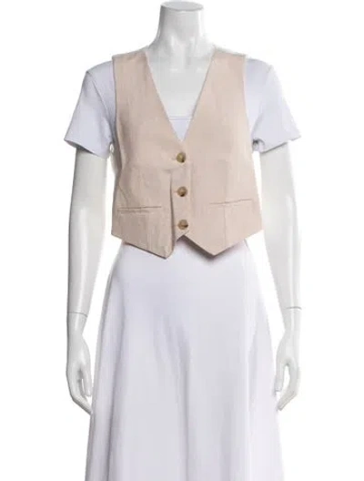 Pre-owned Forte Forte Vest W/ Tags In Neutral
