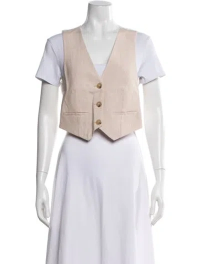 Pre-owned Forte Forte Vest W/ Tags In Neutral