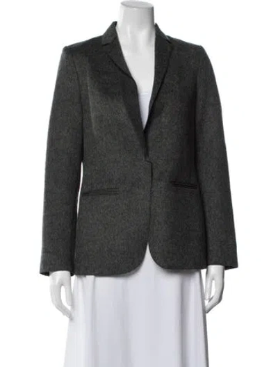 Pre-owned Forte Forte Virgin Wool Blazer In Gray