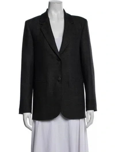 Pre-owned Forte Forte Virgin Wool Blazer In Gray