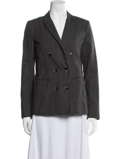 Pre-owned Forte Forte Virgin Wool Blazer In Grey