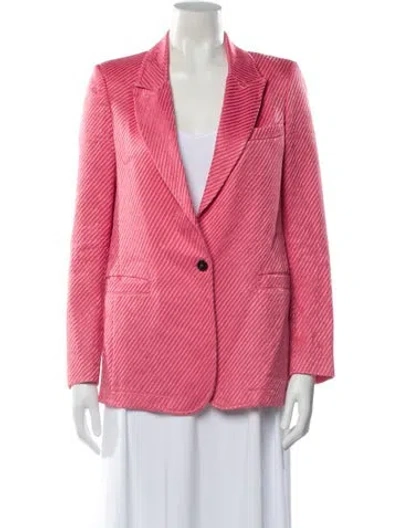 Pre-owned Forte Forte Virgin Wool Blazer In Pink