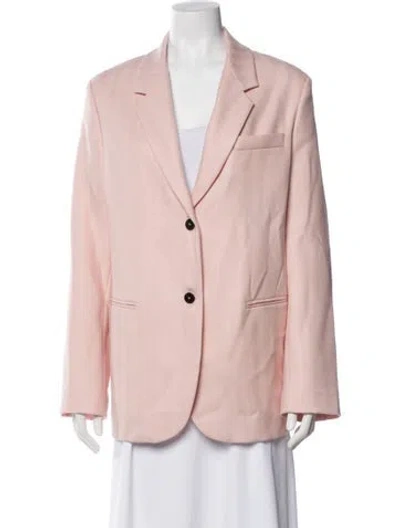 Pre-owned Forte Forte Virgin Wool Blazer In Pink