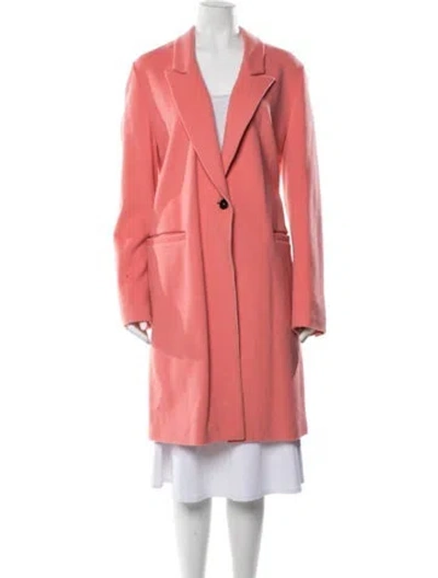 Pre-owned Forte Forte Virgin Wool Coat In Pink