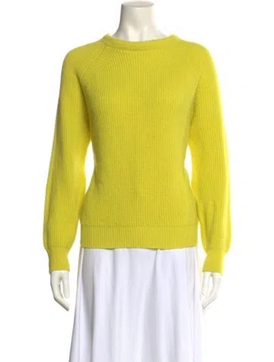 Pre-owned Forte Forte Virgin Wool Crew Neck Sweater In Green