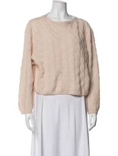 Pre-owned Forte Forte Virgin Wool Crew Neck Sweater In Pink