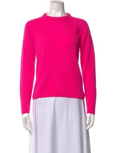 Pre-owned Forte Forte Virgin Wool Crew Neck Sweater In Pink