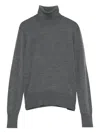 Forte Forte Wool Turtle-neck Sweater In Gray