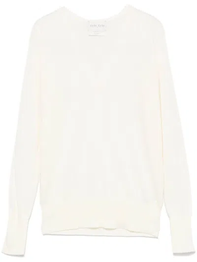 Forte Forte Virgin Wool Sweater In White