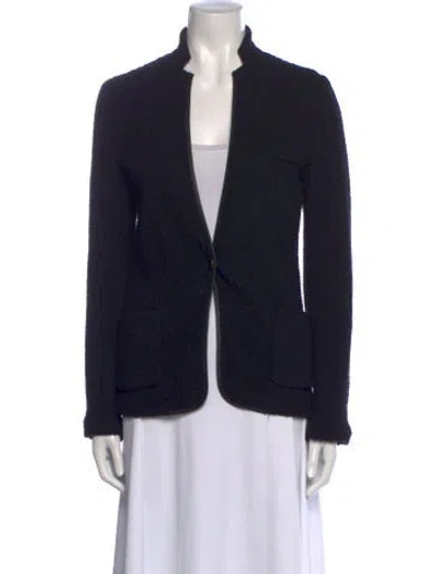 Pre-owned Forte Forte Virgin Wool V-neck Sweater In Gray