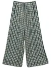 Forte Forte Printed Ecoviscose Satin Relaxed Palazzo Pants