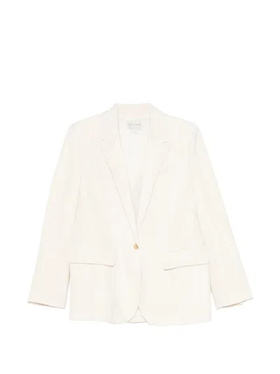 Forte Forte Viscose Hopsack Jacket In White