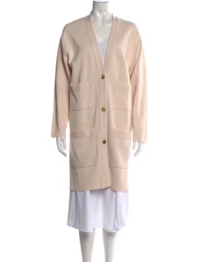 Pre-owned Forte Forte V-neck Sweater In Neutrals