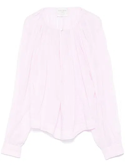 Forte Forte Voile Blouse In Pink