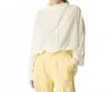 Forte Forte Voile Crossover Neck Shirt In Daffodil In Neutral