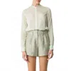 Forte Forte Voile Crystal Shirt In Mint In Green