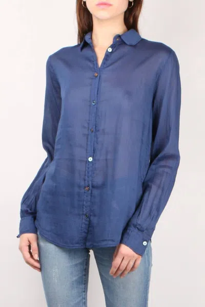 Forte Forte Voile Shirt In Indaco In Multi