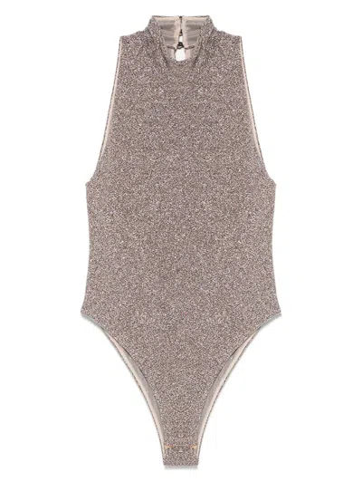 FORTE FORTE FORTE FORTE VRILLE` LUREX JERSEY TURTLENECK BODY