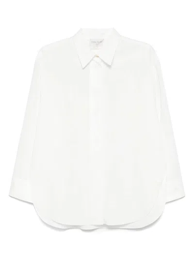 Forte Forte White Cotton Popline Oversized Shirt