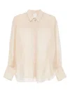 Forte Forte Organze Shirt In Nude