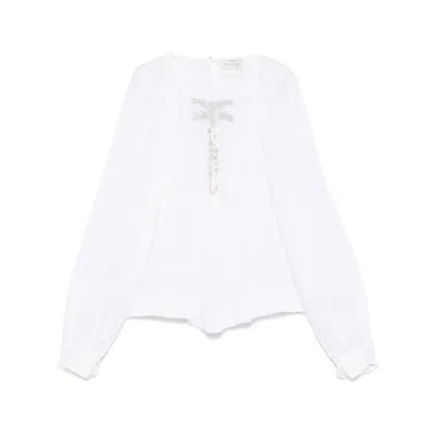 FORTE FORTE FORTE FORTE WHITE TOPS - SHIRTS WOMEN