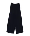 Forte Forte Satin Trousers In Black