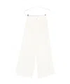 Forte Forte Wide-leg Trousers With High Waist In White