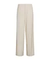 Shop Forte Forte Soft Pleated Trousers In Nude