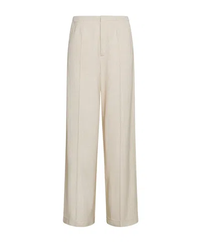 Forte Forte Wide-leg Casual Pants In Nude