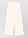 Forte Forte Wide-leg Cotton Trousers With Elastic Waistband