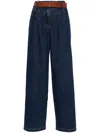Forte Forte Wide Leg Denim Jeans