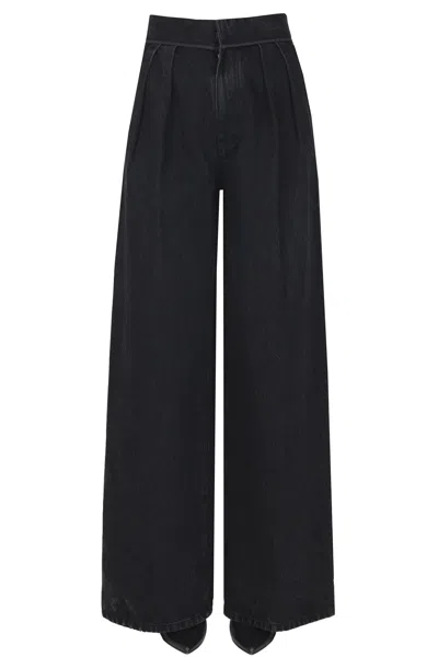 Forte Forte Wide Leg Jeans In Black