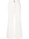 Forte Forte Wide-leg Mid-rise Trousers In Neutrals