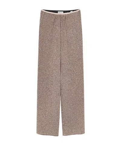 FORTE FORTE METALLIC-TREADING TROUSERS