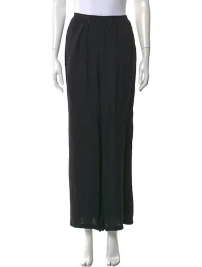 Pre-owned Forte Forte Wide Leg Pants In Black