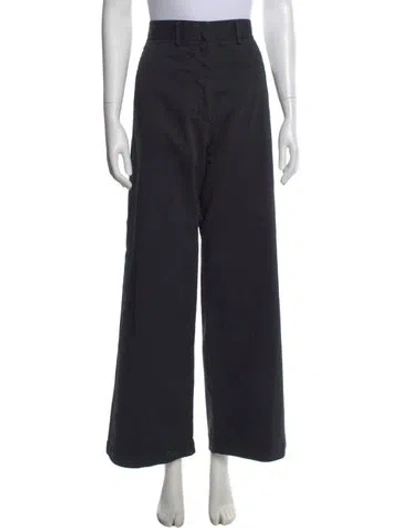 Pre-owned Forte Forte Wide Leg Pants In Black