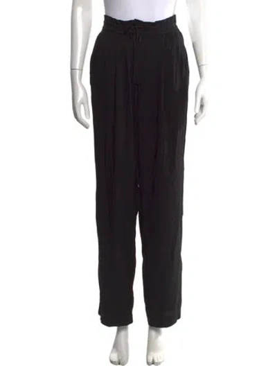 Pre-owned Forte Forte Wide Leg Pants In Black
