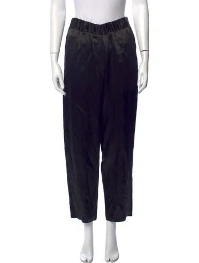 Pre-owned Forte Forte Wide Leg Pants In Black