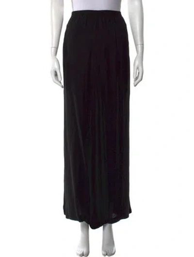 Pre-owned Forte Forte Wide Leg Pants In Black