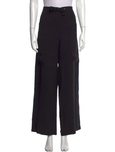 Pre-owned Forte Forte Wide Leg Pants In Black