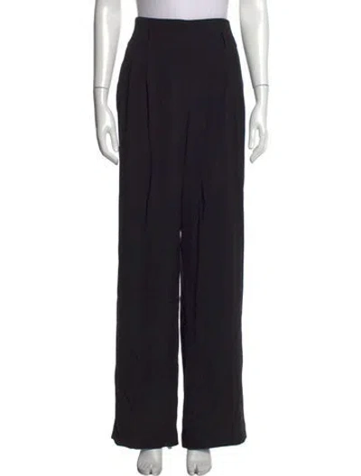 Pre-owned Forte Forte Wide Leg Pants In Black