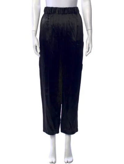 Pre-owned Forte Forte Wide Leg Pants In Black