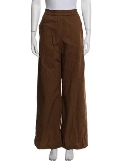 Pre-owned Forte Forte Wide Leg Pants In Brown