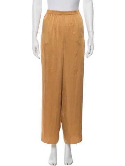 Pre-owned Forte Forte Wide Leg Pants In Gold