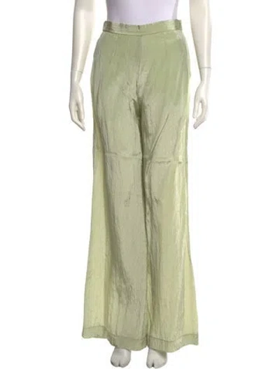 Pre-owned Forte Forte Wide Leg Pants In Green