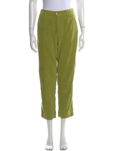 Pre-owned Forte Forte Wide Leg Pants In Green
