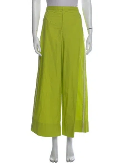 Pre-owned Forte Forte Wide Leg Pants In Green