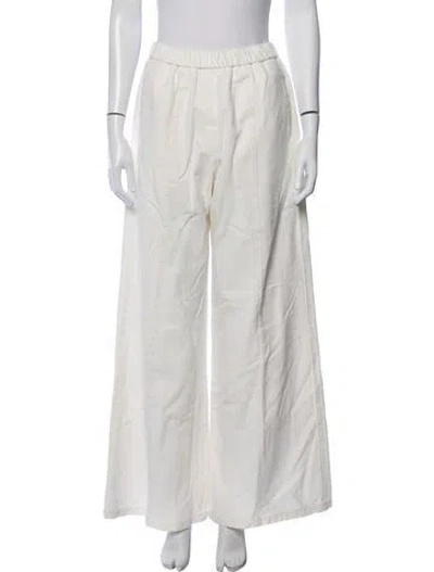 Pre-owned Forte Forte Wide Leg Pants In Neutrals